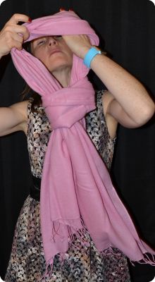 Medium-size Tamserku twill shawl, candy pink (TMT-#18)