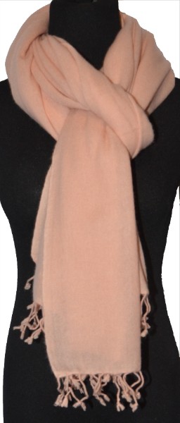 Empar is wearing a full size Sagarmatha shawl  in Rose Quartz, SFT-79L