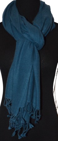 Medium-size Tamserku twill shawl in Mallard (#tmt-66)