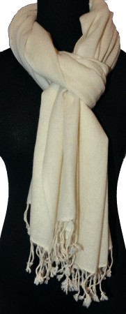 Medium-size Tamserku twill  shawl in  White (#tmt-wh)