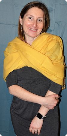 Sunrise Pashmina Mimosa (#sft-60) full-size 100% pashmina shawl