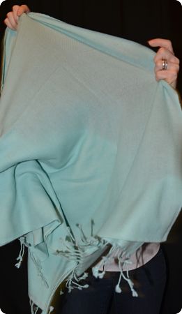  Sunrise Pashmina 100% cashmere shawl, twill weave,  tasseled fringe  in  Yucca (#Tmt-91L)