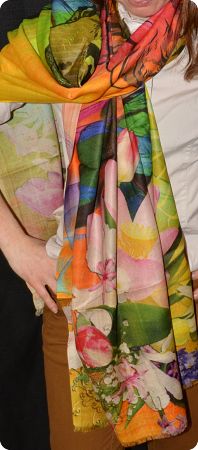   (#RTTi-01) modal shawl with Tiger print
