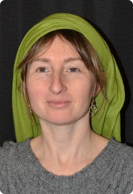 Sunrise Pashmina  (VIS #410) Peridot Green medium-size pumori shawl
