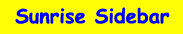 sunrise sidebar