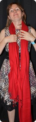  Sunrise Pashmina 100% cashmere shawl, twill weave,  tasseled fringe  in   Crimson (#Tmt-25)