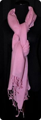  Sunrise Pashmina 100% cashmere shawl, twill weave,  tasseled fringe  in   Candy Pink (#Tmt-18)