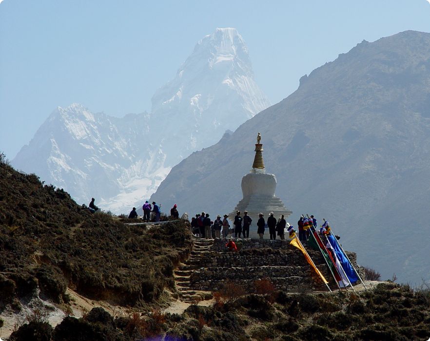 Ama Dablam peak in Nepal