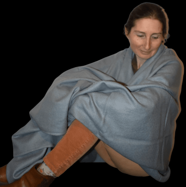 Gesar travel blanket and meditation shawl
