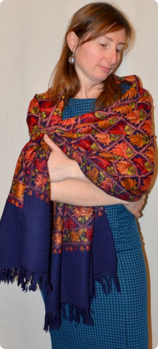 Embroidered shawls from Sunrise Pashmina