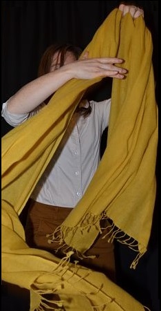 Sunrise Pashmina Mustard (#sft-189)  full-size 100% pashmina shawl, basic weave, tasseled fringe